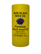 Load image into Gallery viewer, BUIE Black Seed Oil | Black Cumin Seed Oil | Un-Refined, Cold Pressed Extra Virgin Oil | with 4.5% to 6% Thymoquinone &amp; Omega 3 6 9 | 8 Fl. Oz.
