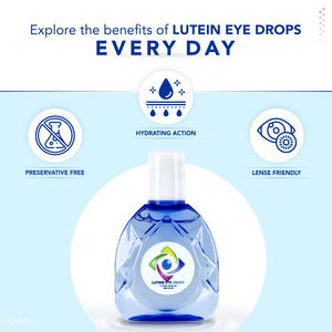 BUIE Lutein Eye Drops & Multivitamin, 1 Fl Oz - Vision Support, Antioxidant-Rich Liquid Formula, Vitamina A para la Vista - Eye Care Essentials