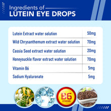 Load image into Gallery viewer, BUIE Lutein Eye Drops &amp; Multivitamin, 1 Fl Oz - Vision Support, Antioxidant-Rich Liquid Formula, Vitamina A para la Vista - Eye Care Essentials
