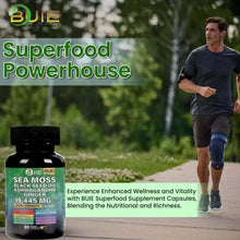 Load image into Gallery viewer, BUIE Sea Moss Ginger Capsules | 60 Capsules