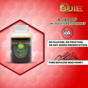 BUIE Zombie Mad Honey Nepal | Higher Concentration Himalayan Cliff Honey | 1 Teaspoon/day | 7.05 oz (200g)