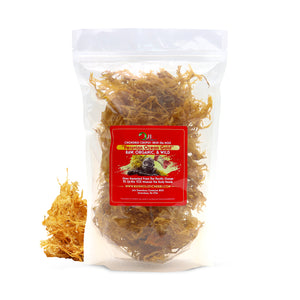 Peruvian Sea Moss - Chondrus Crispus | Makes ample Oz of Sea Moss Gel | Dr. Sebi Inspired, Sun-Dried | Pacific Coast's Finest & Dense Sea Moss