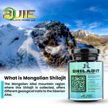 Load image into Gallery viewer, Buie Authentic Mongolian Shilajit | from Altai Mountains | Pure Shilajit Resin | Natural Source of Fulvic Humic Blend | Ayurvedic Rasayana Rejuvenation Herbal Supplement | 100 GMS (3.5 Fl oz)
