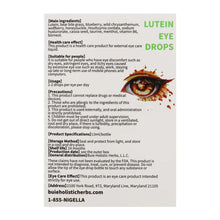 Load image into Gallery viewer, BUIE Lutein Eye Drops