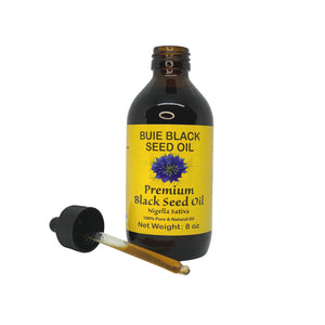 BUIE Black Seed Oil | Black Cumin Seed Oil | Un-Refined, Cold Pressed Extra Virgin Oil | with 4.5% to 6% Thymoquinone & Omega 3 6 9 | 16 FL Oz. (Pack of 2 each 8oz)