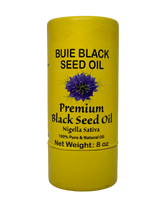Load image into Gallery viewer, BUIE Black Seed Oil | Black Cumin Seed Oil | Un-Refined, Cold Pressed Extra Virgin Oil | with 4.5% to 6% Thymoquinone &amp; Omega 3 6 9 | 8 Fl. Oz. (Pack of 12)