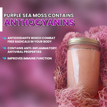 Load image into Gallery viewer, BUIE Multi Color Full Spectrum Irish Sea Moss | Dr. Sebi Inspired | Gold – Green – Purple Sea Moss |No Preservatives | Sun-Dried Sea Moss from the Coast of St. Lucia